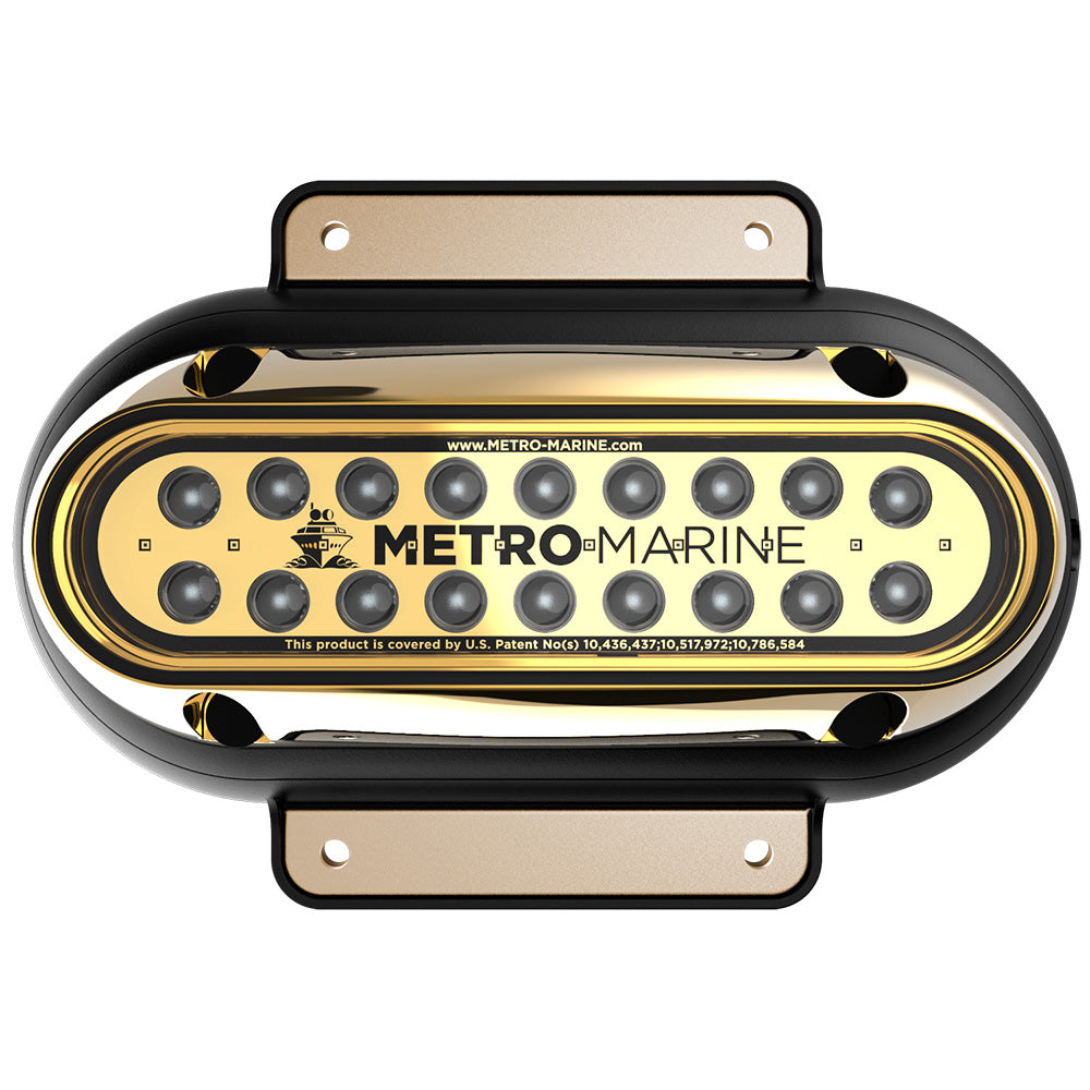 Metro Marine HighOutput Elongated Surface Mount Light wIntelligent Monochromatic LEDs Green 45 Beam FSME1HG345