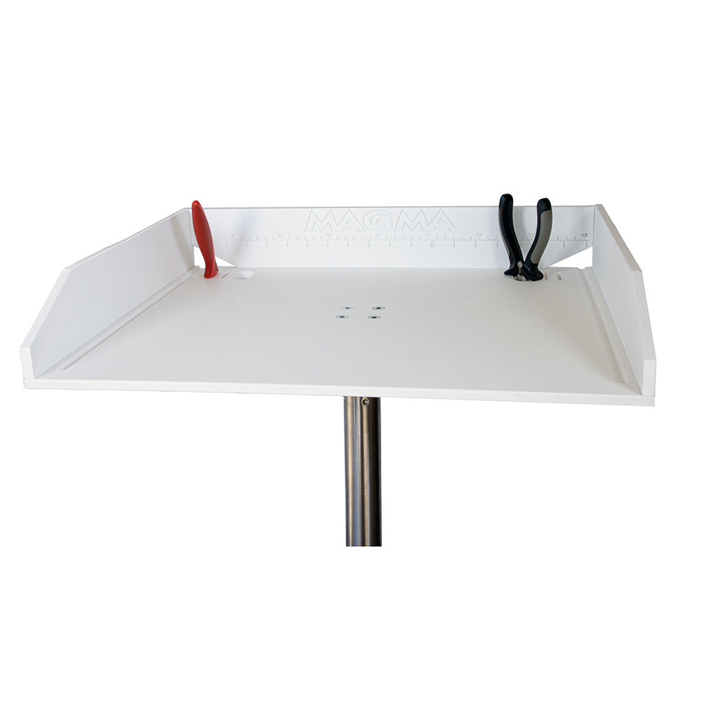 Magma 16 x 20 White Fillet Table wLeveLock Mount T10424
