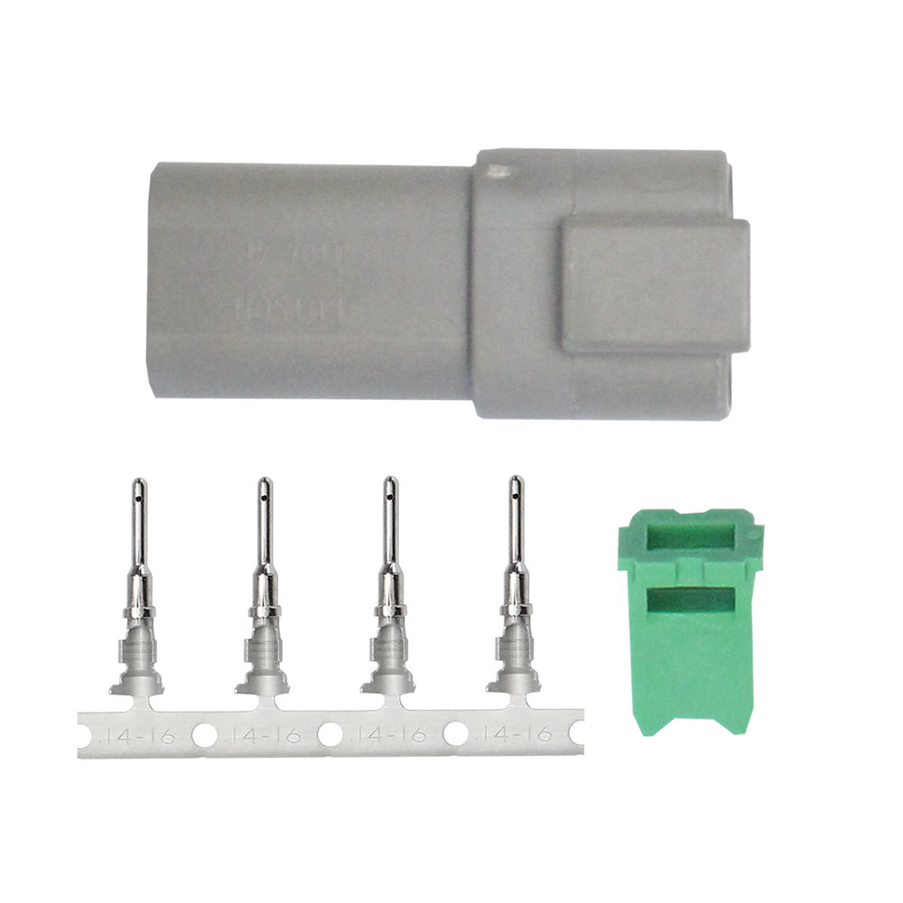 Pacer DT Deutsch Receptacle Repair Kit 1418 AWG 4 Position TDT04F4RP