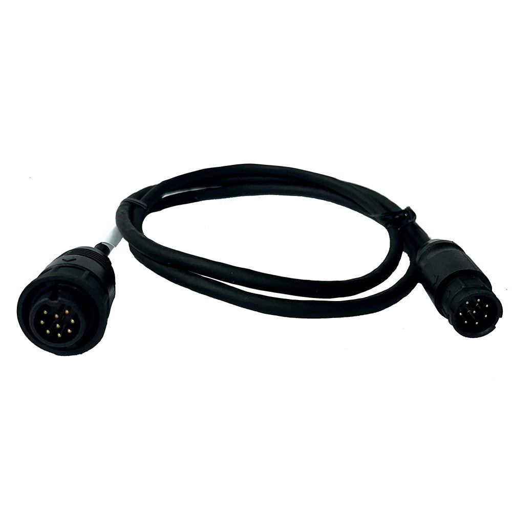 Echonautics 1M Adapter Cable wMale 9Pin Navico Connector fEchonautics 300W 600W 1kW Transducers CBCCMS0502