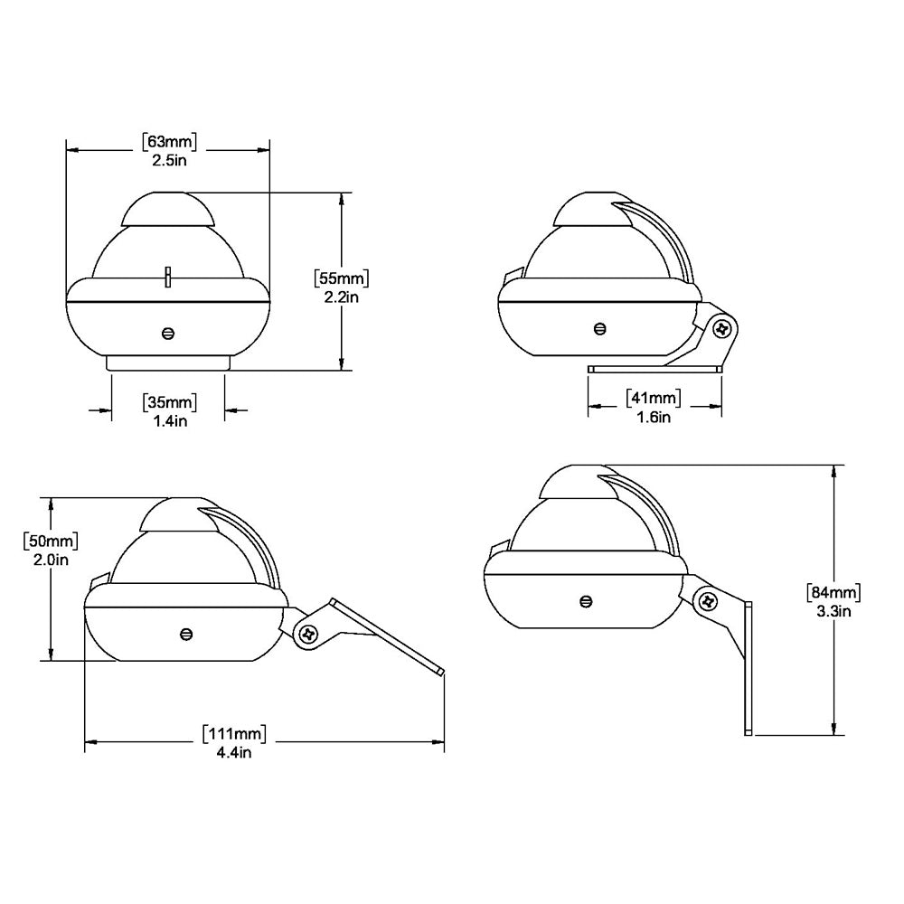 Ritchie X10M Sport Bracket Mount Gray X10M