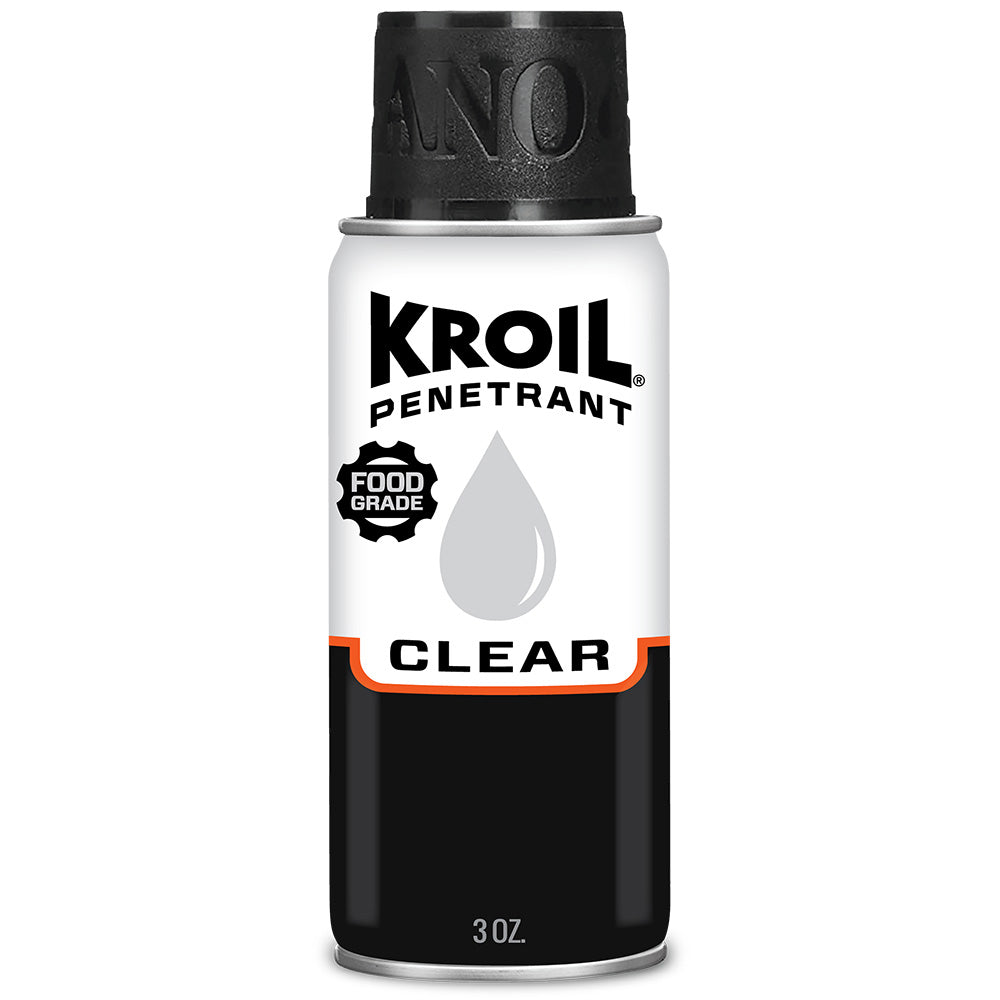 Kroil Clear Food Grade Penetrating Oil Aerosol 3oz Can CKS032