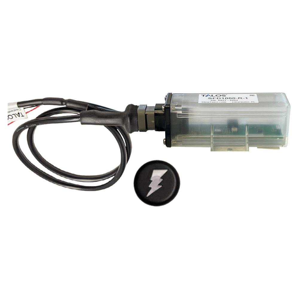 TALOS Remote Housing Lightning Detection System w10 Cable Black Round Indicator wTranslucent Housing SFD1000RT1BOBL10FT