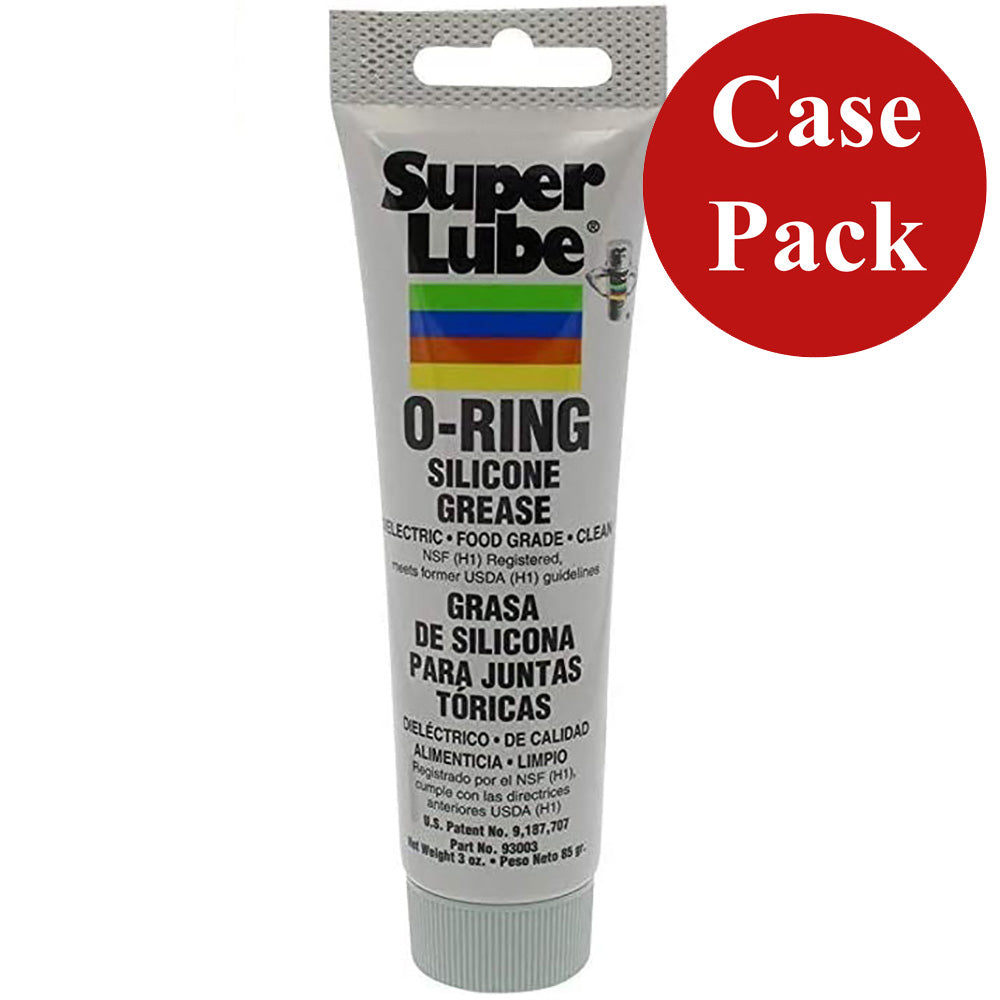 Super Lube ORing Silicone Grease 3oz Tube Case of 12 93003CASE
