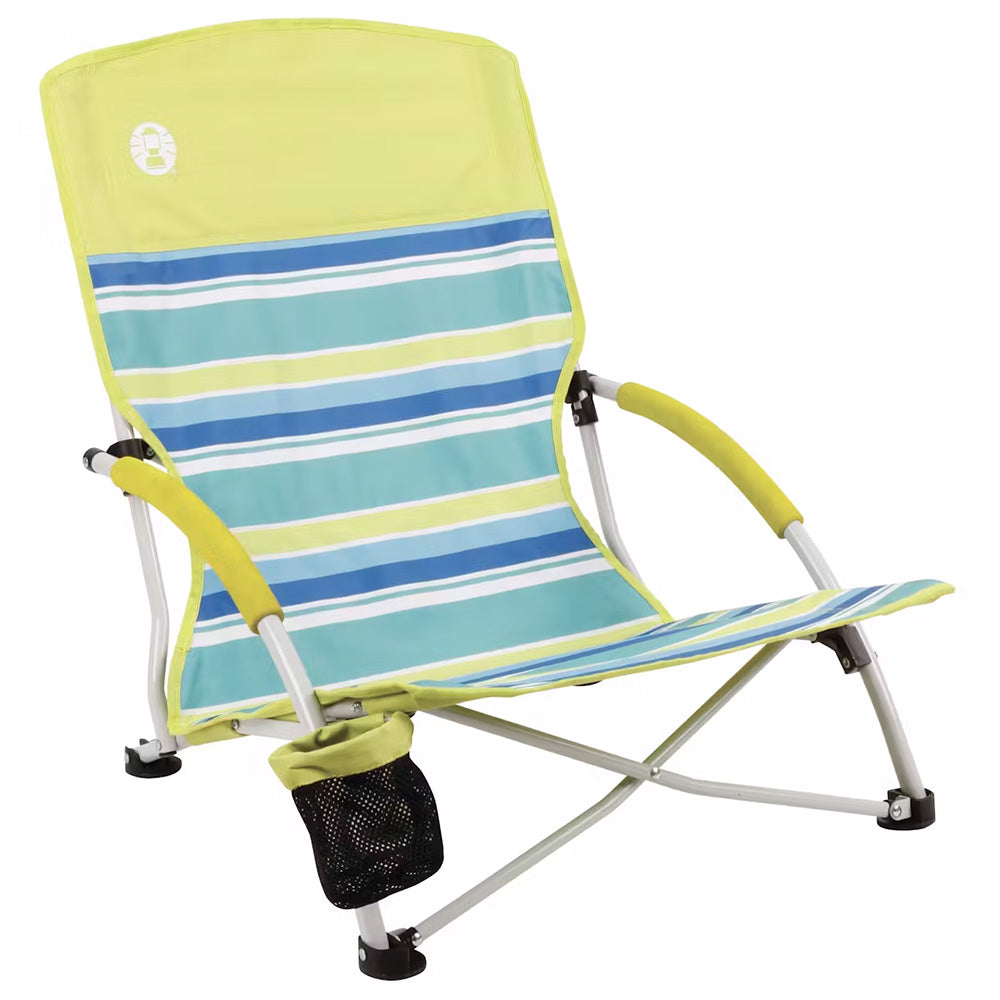 Coleman Utopia Breeze Beach Sling Chair YellowBlue 2000019265