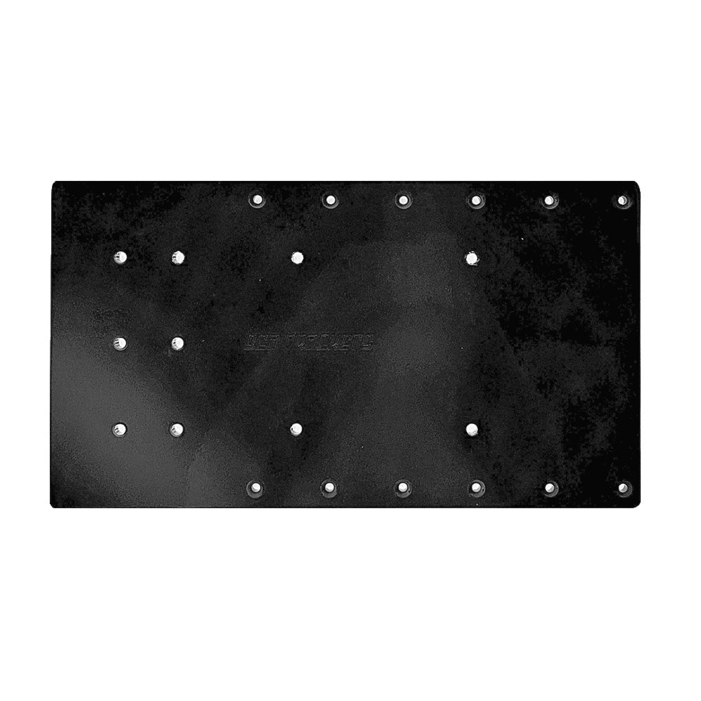 Sea Brackets 18 Straight Trolling Motor Plate fMinn Kota Quest Black SEA2320BLK