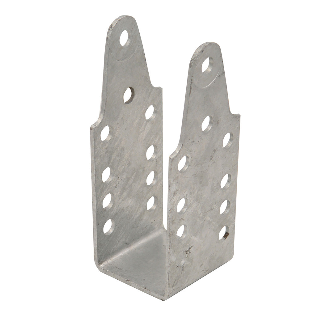 CE Smith Strap Bent Channel Upright Short Galvanized Bracket 9 25002178610EZ