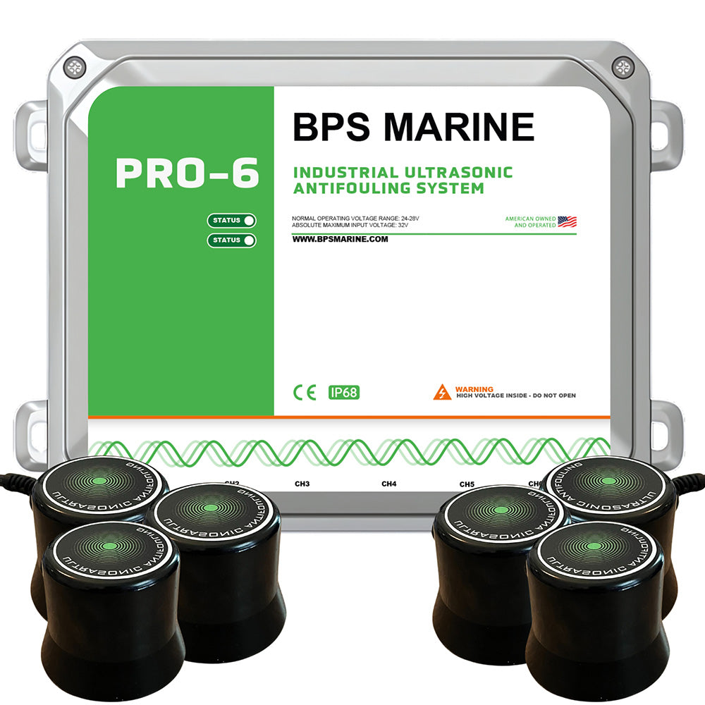 BPS Marine PRO6 6Transducer Ultrasonic Antifouling System 24VDC 24VPRO6