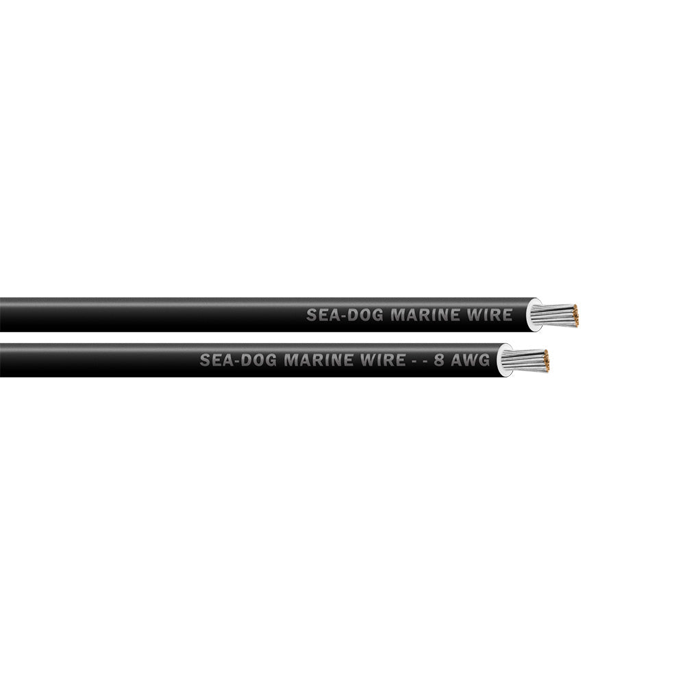 SeaDog 8 AWG Black Primary Wire 50 8008011