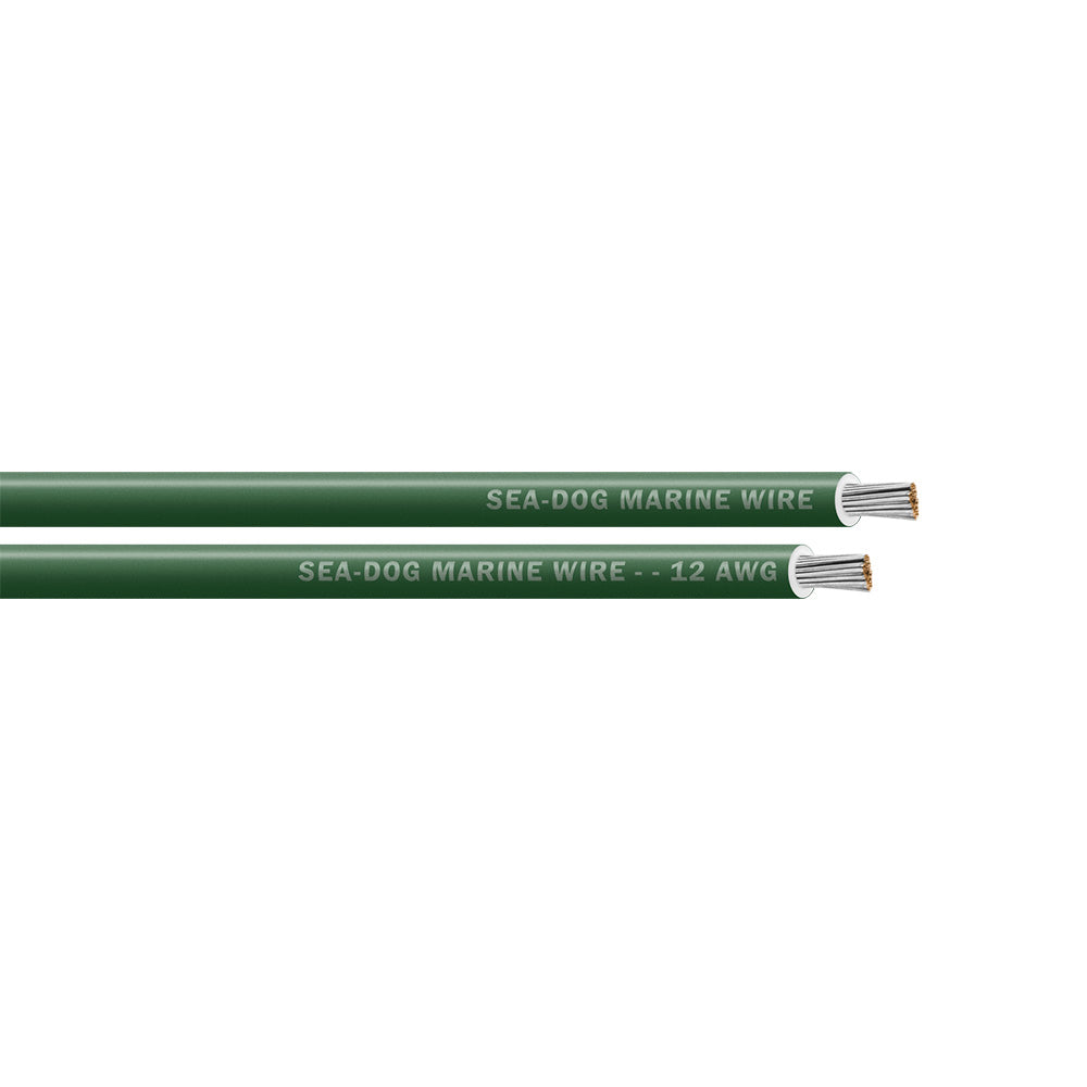 SeaDog 12 AWG Green Primary Wire 250 8012044