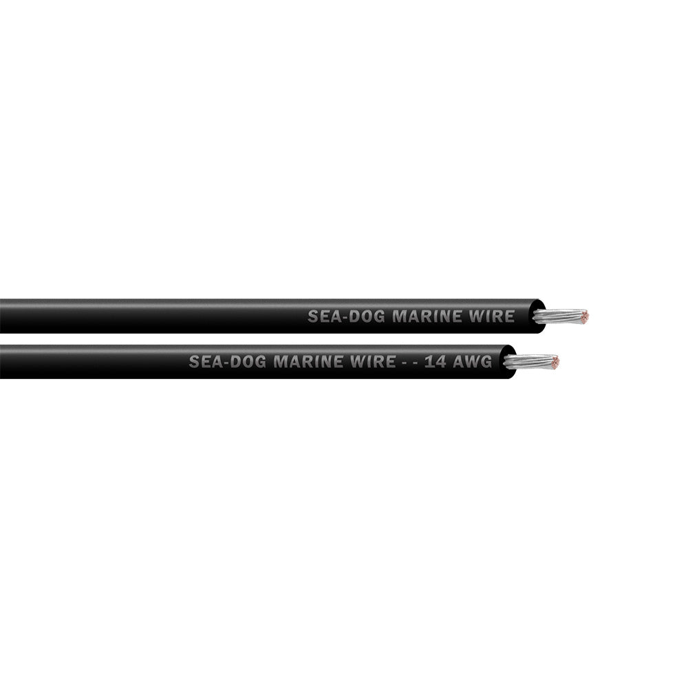 SeaDog 14 AWG Black Primary Wire 25 8014010