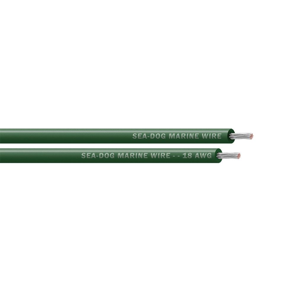 SeaDog 18 AWG Green Primary Wire 25 8018040