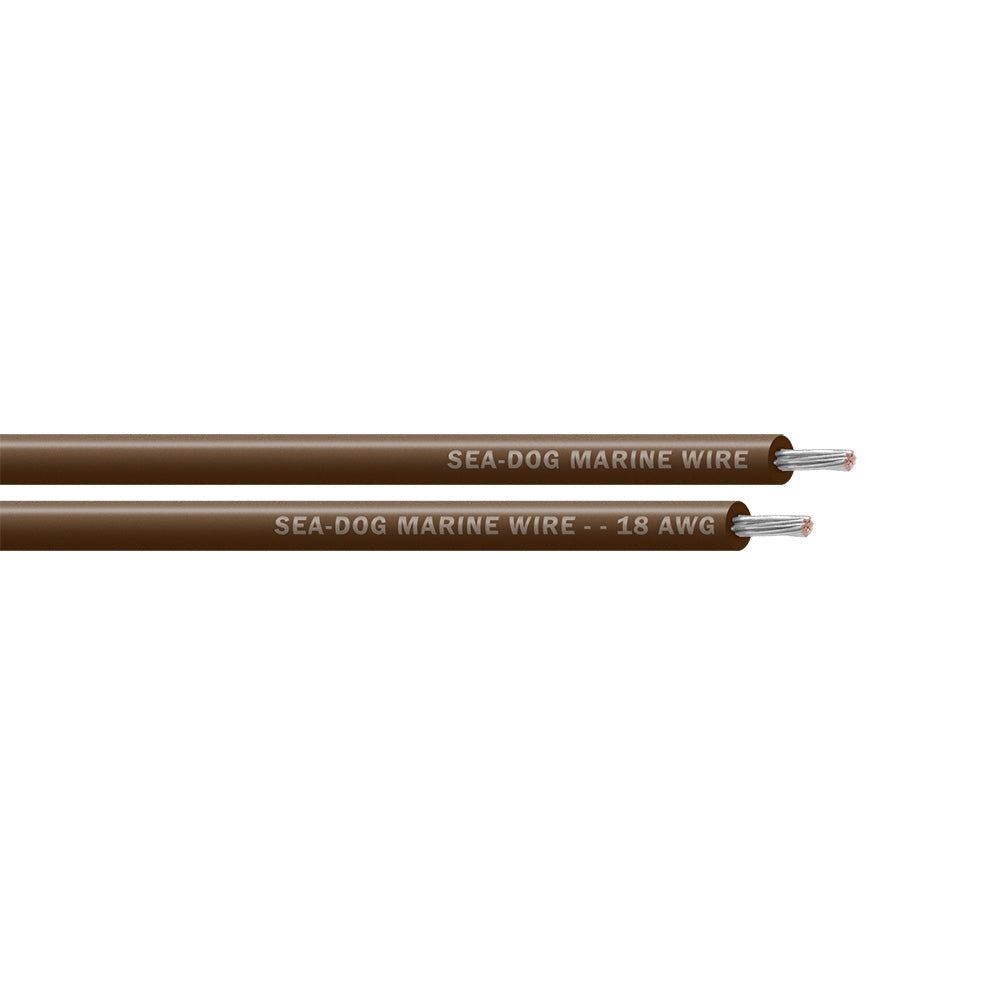 SeaDog 18 AWG Brown Primary Wire 100 8018072