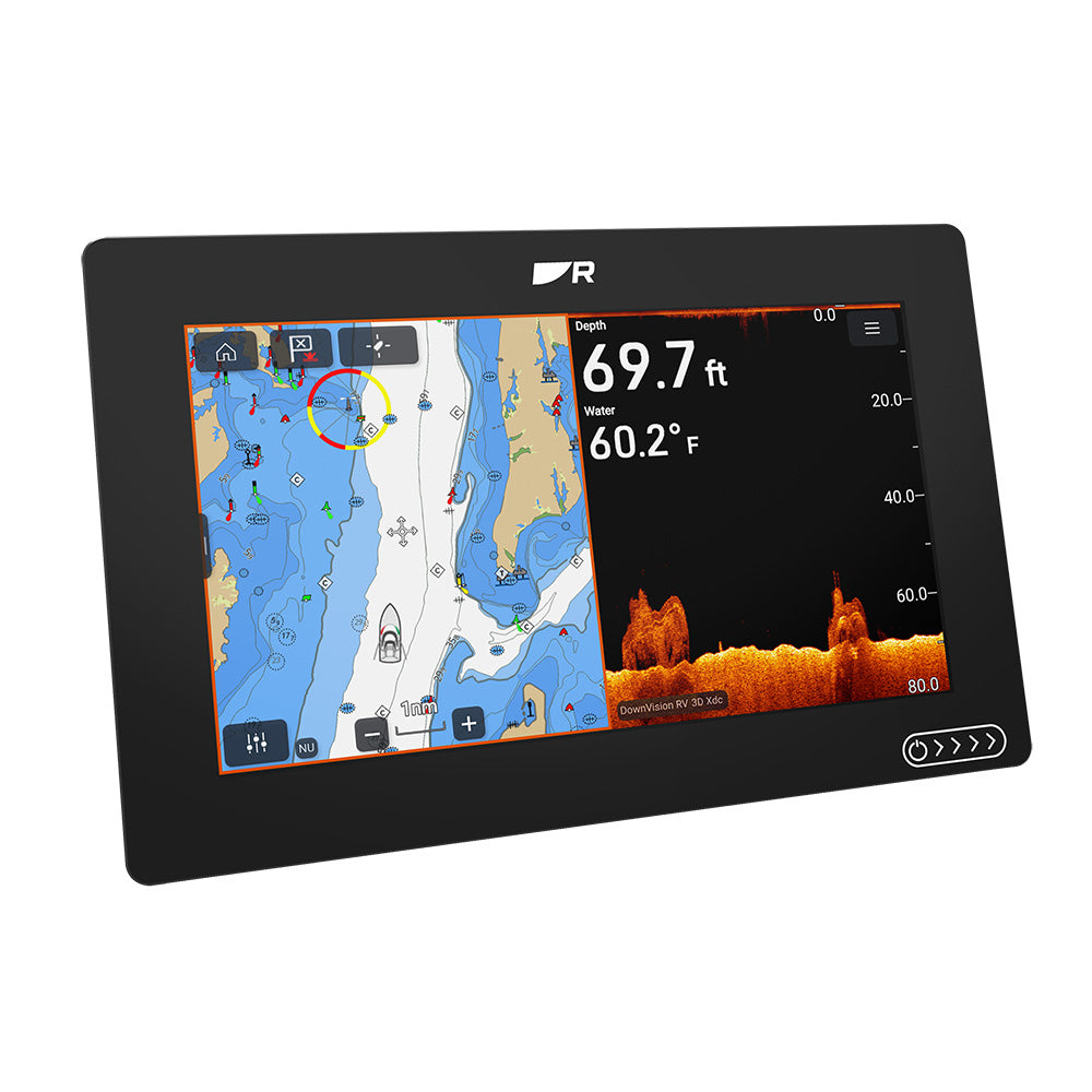 Raymarine Axiom 2 RV 9 ChartplotterFishfinder wRealVision 3D Sonar Lighthouse North America Chart RV100 Transducer