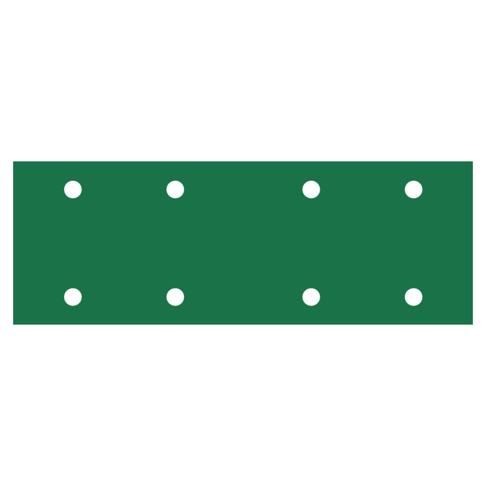 RUPES PROCUT Film Abrasive Sheets 70mm x 200mm 275 x 78 8 Hole P320 Grit Box of 100pcs 945FF320