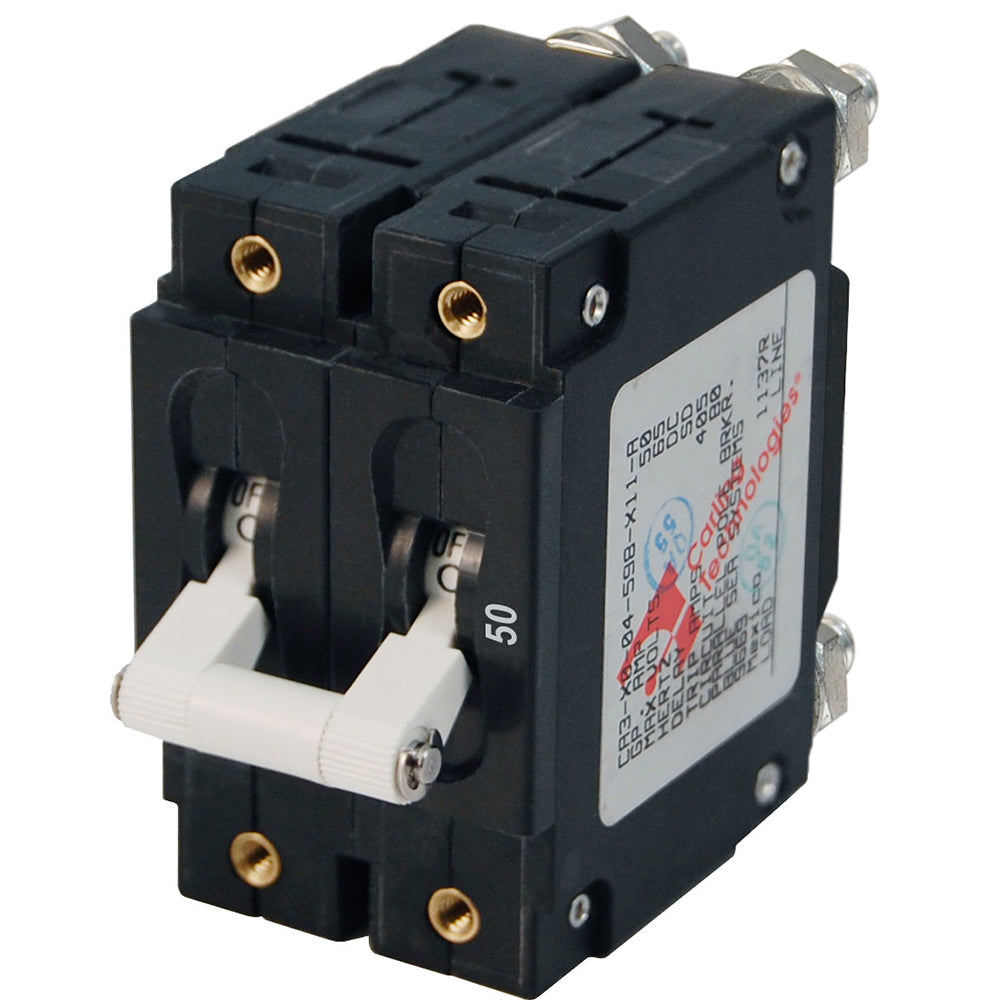 Blue Sea 7251 CSeries Double Pole Circuit Breaker 50A 7251