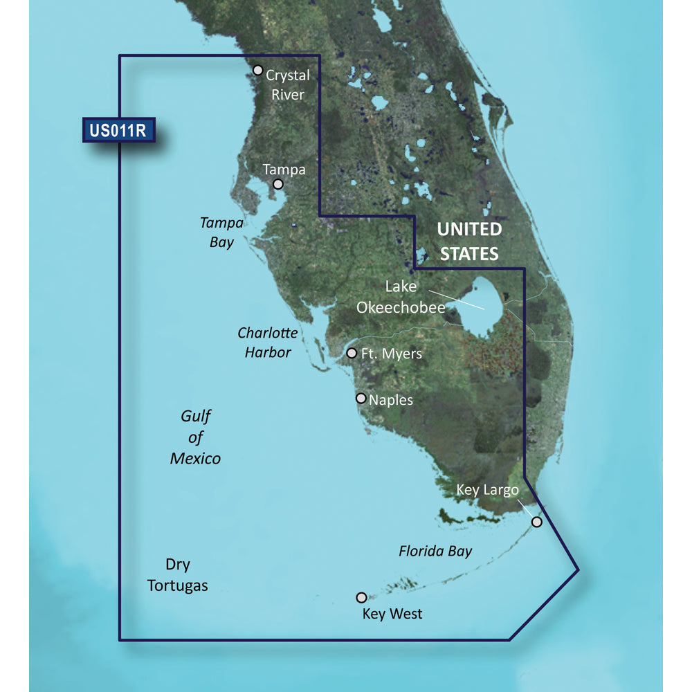 Garmin BlueChart g3 Vision HD VUS011R Southwest Florida microSDSD 010C071200