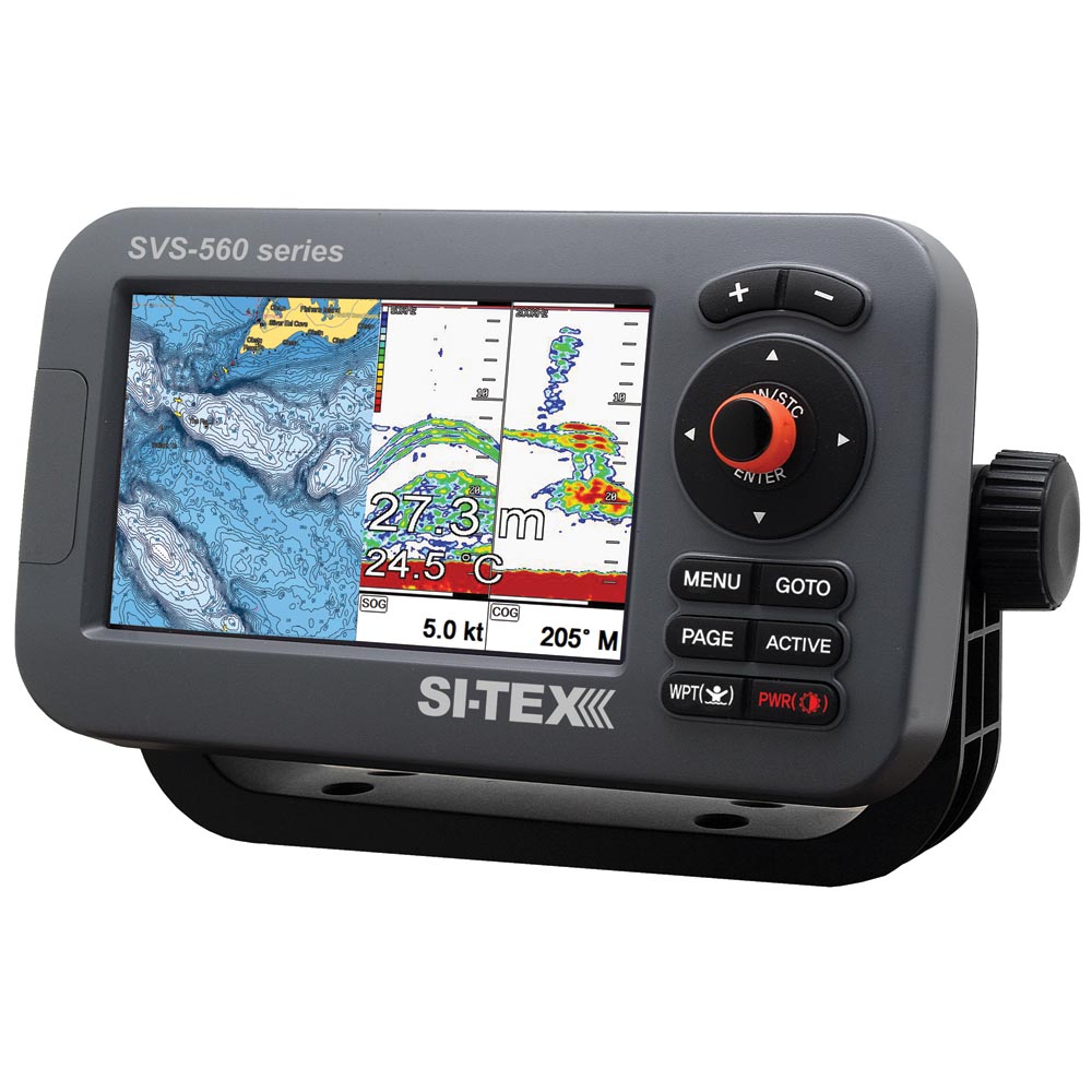 SITEX SVS560CFE Chartplotter 5 Color Screen wExternal GPS Navionics Flexible Coverage SVS560CFE