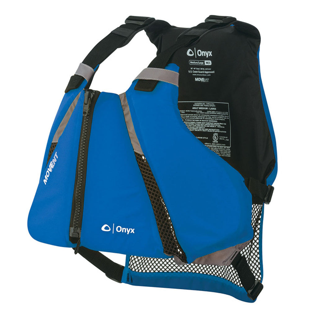 Onyx MoveVent Curve Paddle Sports Life Vest XL2X Blue 12200050006016