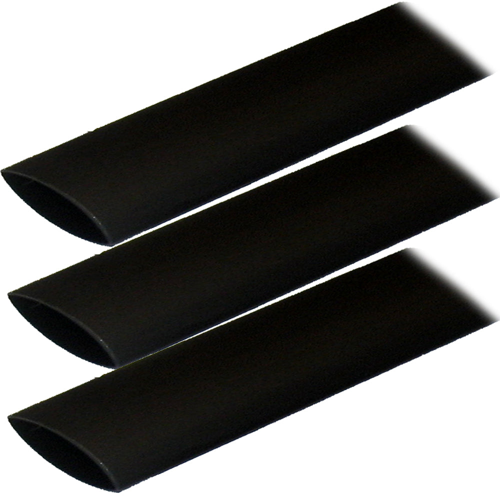 Ancor Adhesive Lined Heat Shrink Tubing ALT 1 x 3 3Pack Black 307103