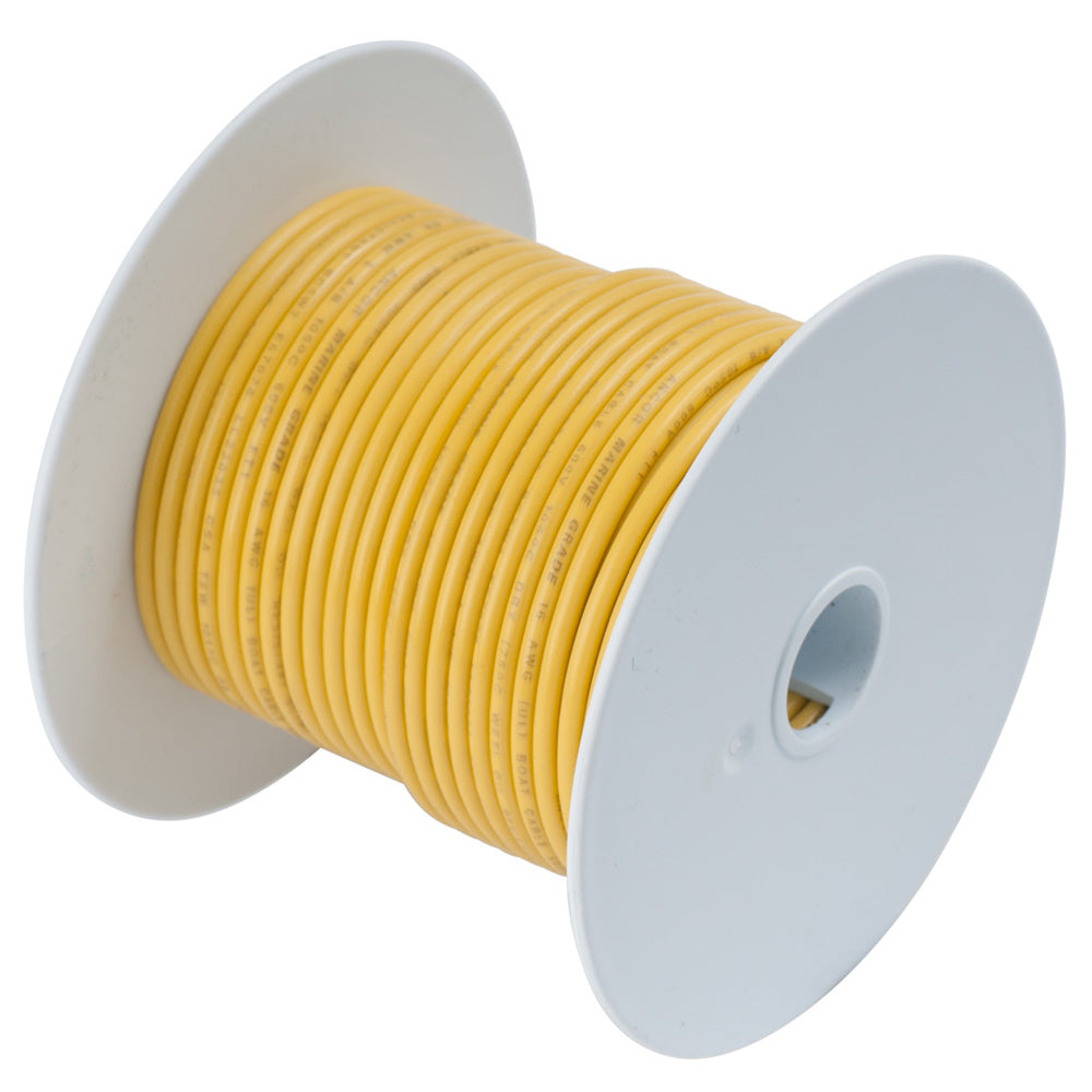 Ancor Yellow 18 AWG Tinned Copper Wire 35 181003