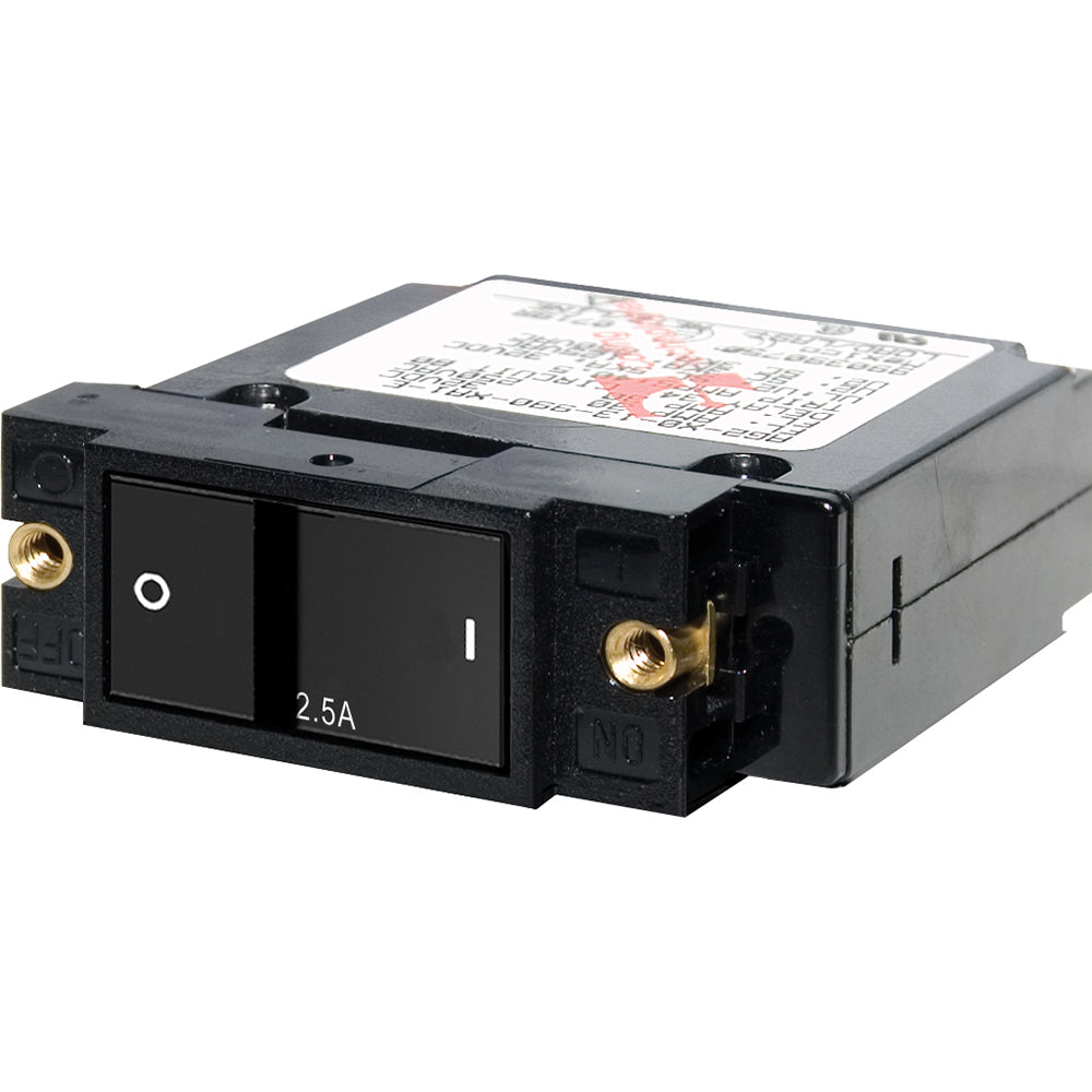 Blue Sea 7399 ASeries Flat Rocker Circuit Breaker Single Pole 25A 7399