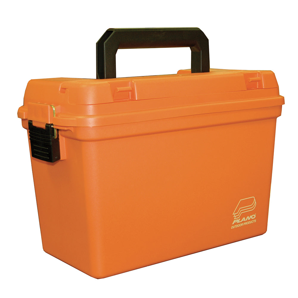 Plano Deep Emergency Dry Storage Supply Box wTray Orange 161250