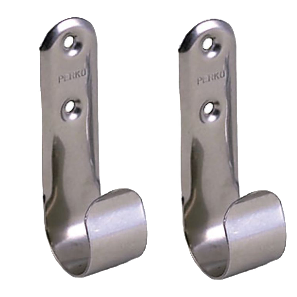Perko Stainless Steel Boat Hook Holders Pair 0492DP0STS