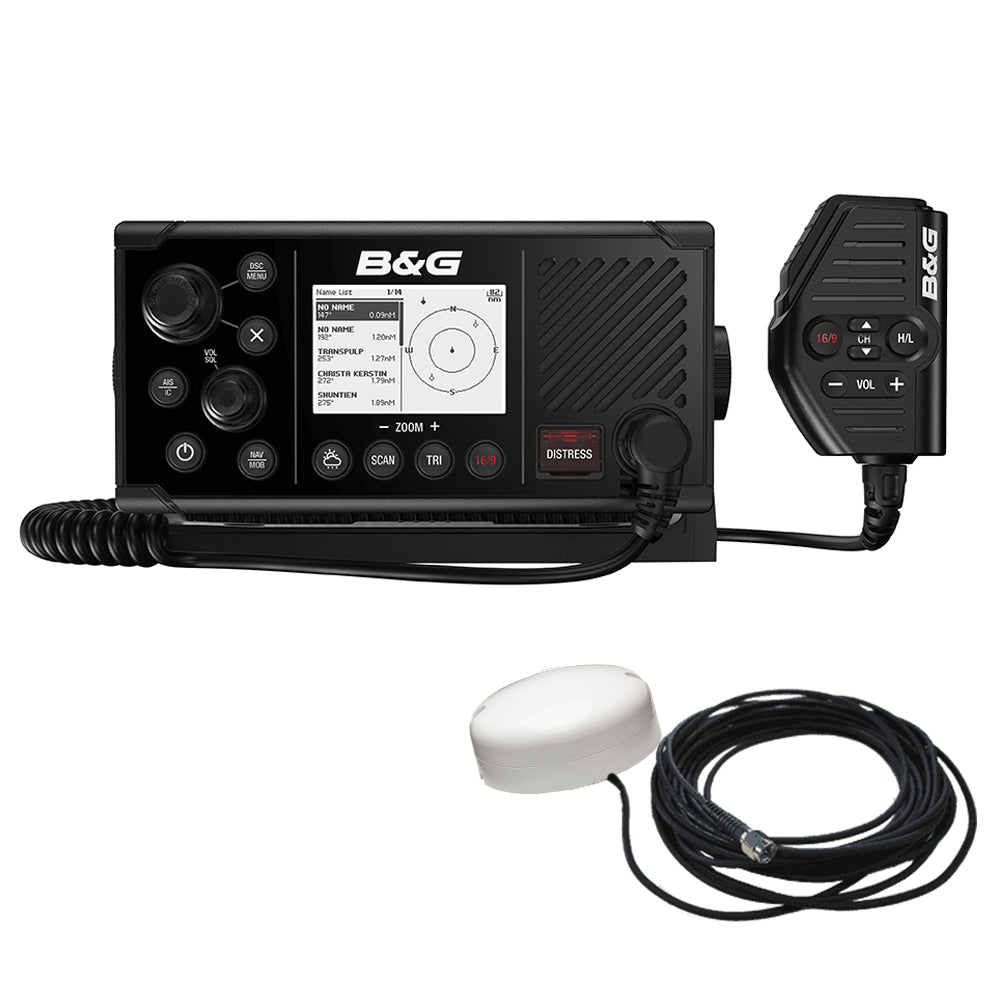 BG V60B VHF Marine Radio wDSC AIS Receive Transmit GPS500 GPS Antenna 00014819001