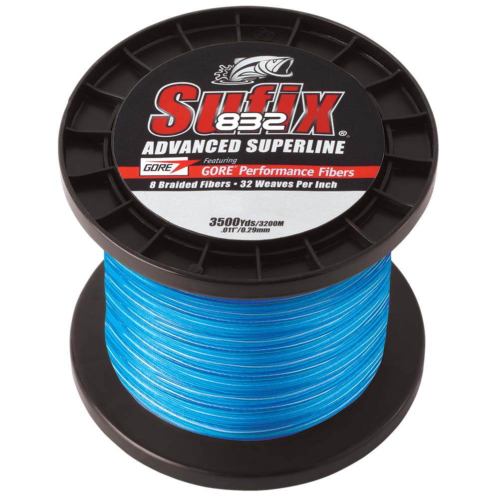 Sufix 832 Advanced Superline Braid 15lb Coastal Camo 3500 yds 660415CC
