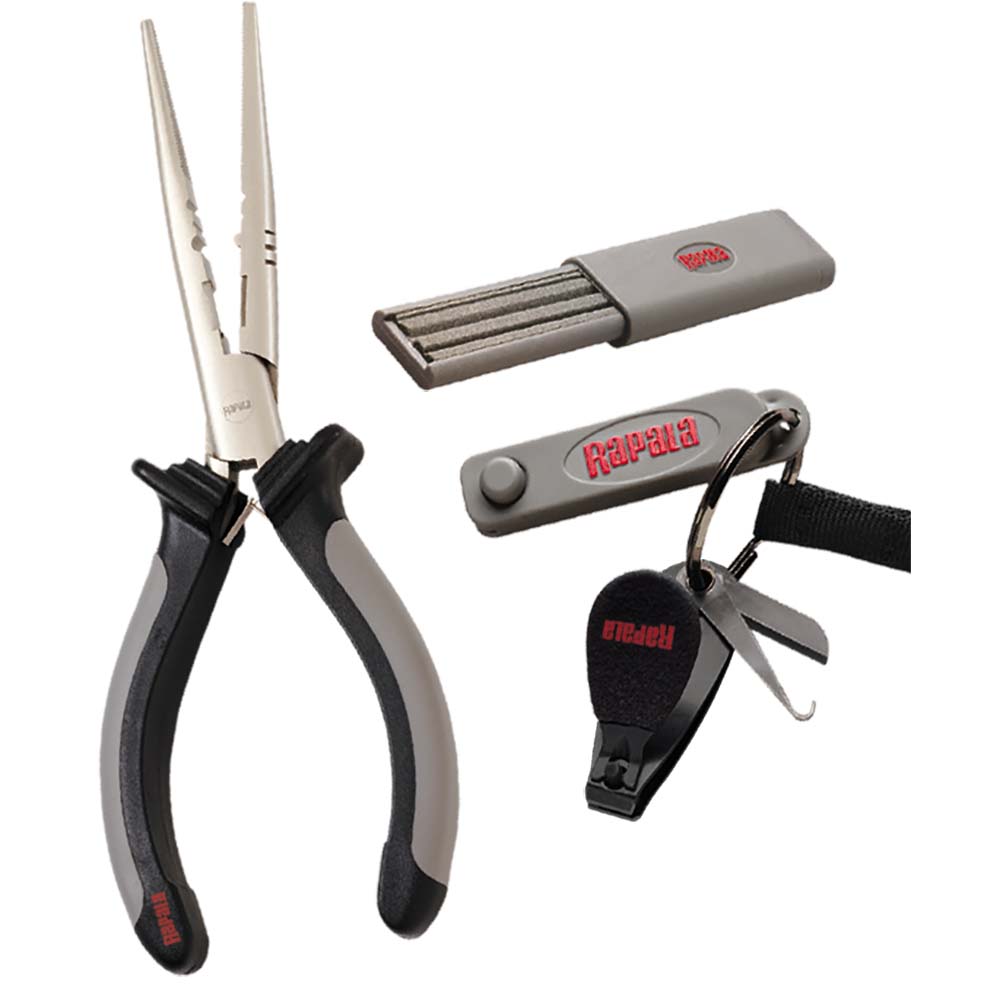 Rapala Combo Pack Pliers Clipper Punch Sharpener RTC6PCHS