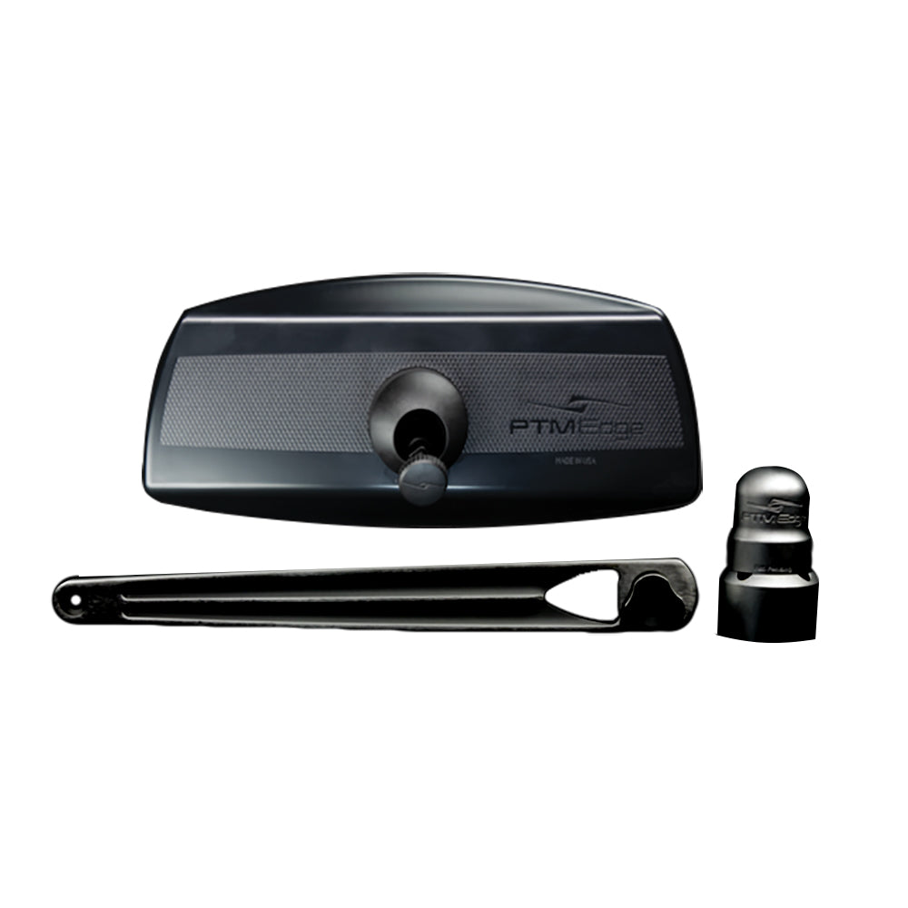 PTM Watersports UCX17 PRO Pontoon MirrorBracket Kit Black P13157170TEBBK