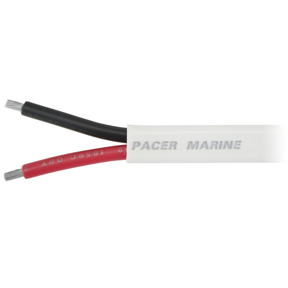 Pacer 182 AWG Duplex Cable Flat Cable RedBlack 500 W182DC500