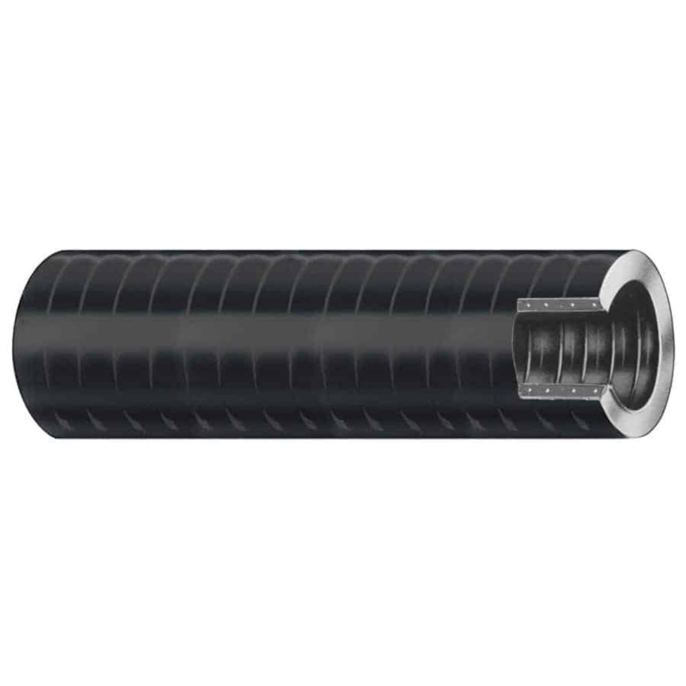 Trident Marine 112 x 50 VAC XHD Bilge Live Well Hose Hard PVC Helix Black 1491126