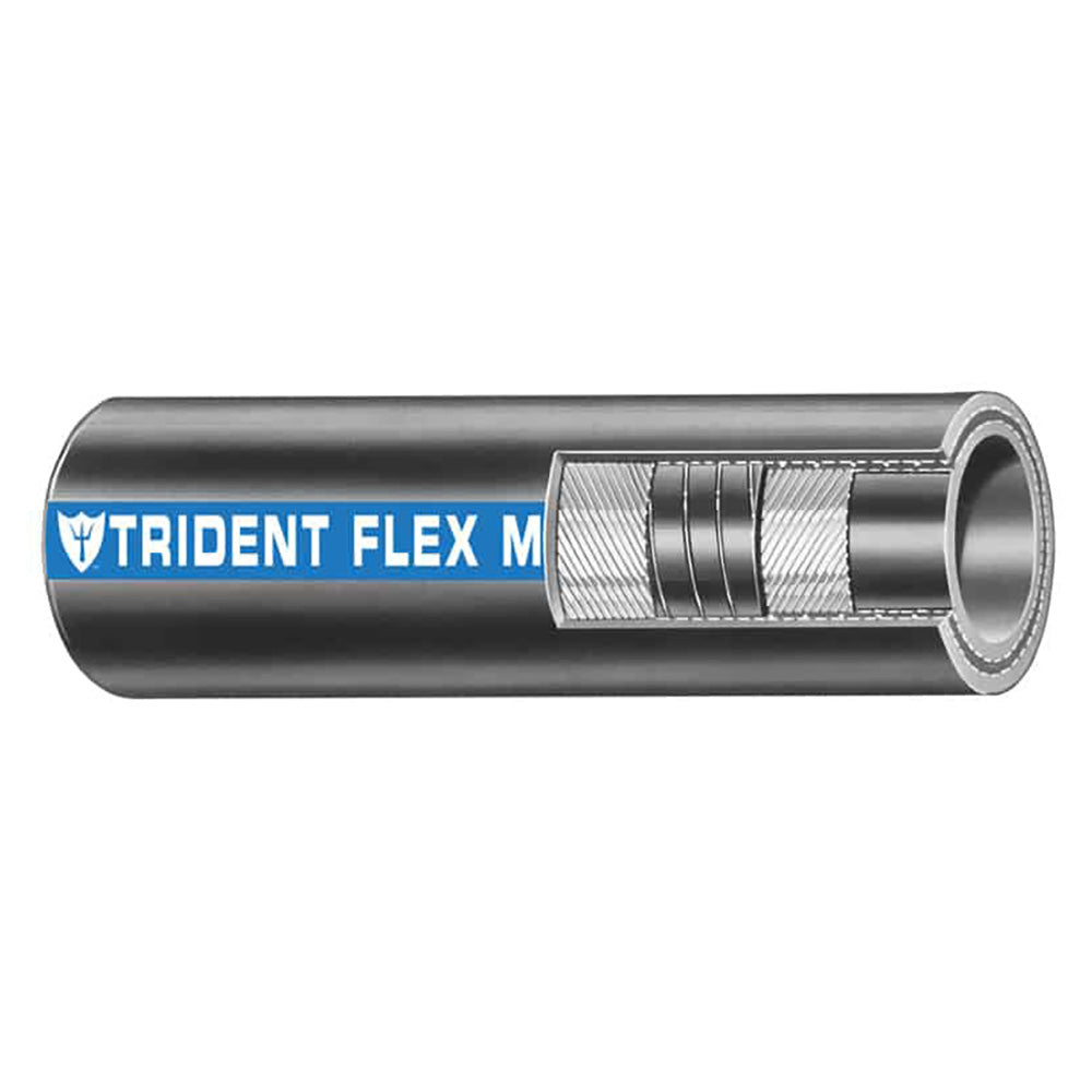 Trident Marine 34 Flex Marine Wet Exhaust Water Hose Black Sold by the Foot 1000346FT