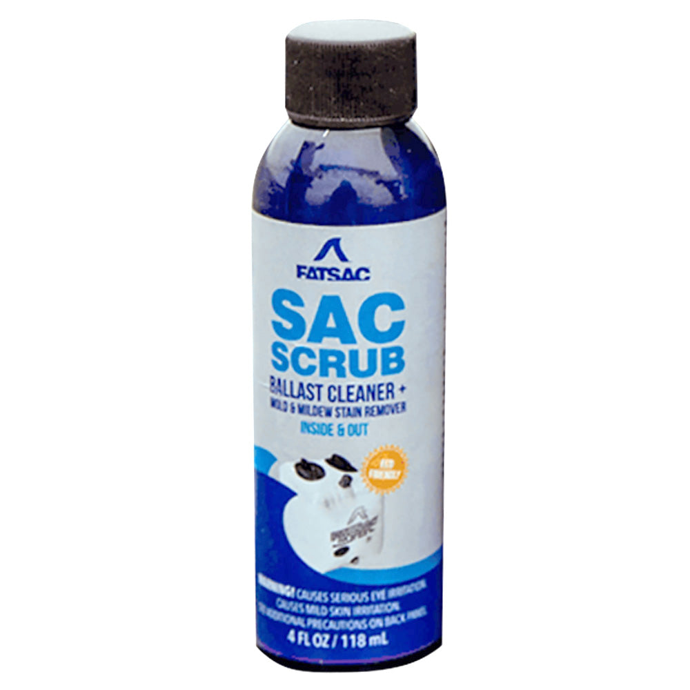 FATSAC Mold Mildew Prevention Sac Scrub 4oz SingleUse Bottle M1081
