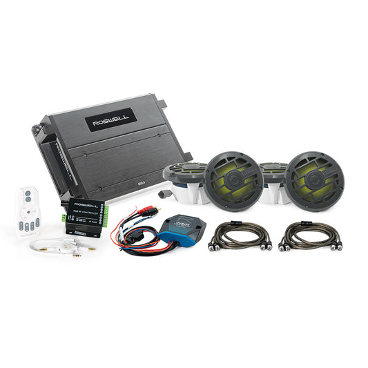 Roswell R 65 Marine Audio Package wRGB Remote  Controller  Anthracite Grill C9202553