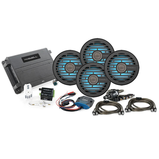 Roswell R1 65 Marine Audio Package wRGB Remote  Controller  Black C9202557