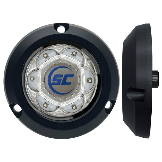 ShadowCaster SC2 Series Polymer Composite Surface Mount Underwater Light  Bimini Blue SC2BBCSM