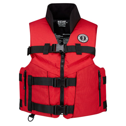 Mustang Accel 100 Foam Fishing Vest  XXL  RedBlack MV462602123XXL216