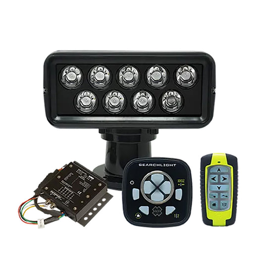 ACR RCL100 LED Black Searchlight wURP103 Wired Point Pad URC104 Master Controller  URH103 Wireless Handheld Remote 1977