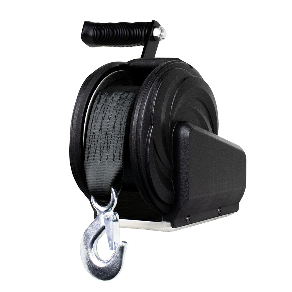Powerwinch Select Series Winch 1200lb 8 Crank Arm  Carbon Black 21400W12008BR