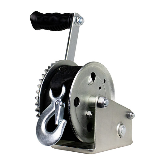 Powerwinch Utility Series Winch 1600lb 6 Crank Arm  Zinc 21500W16006ZR