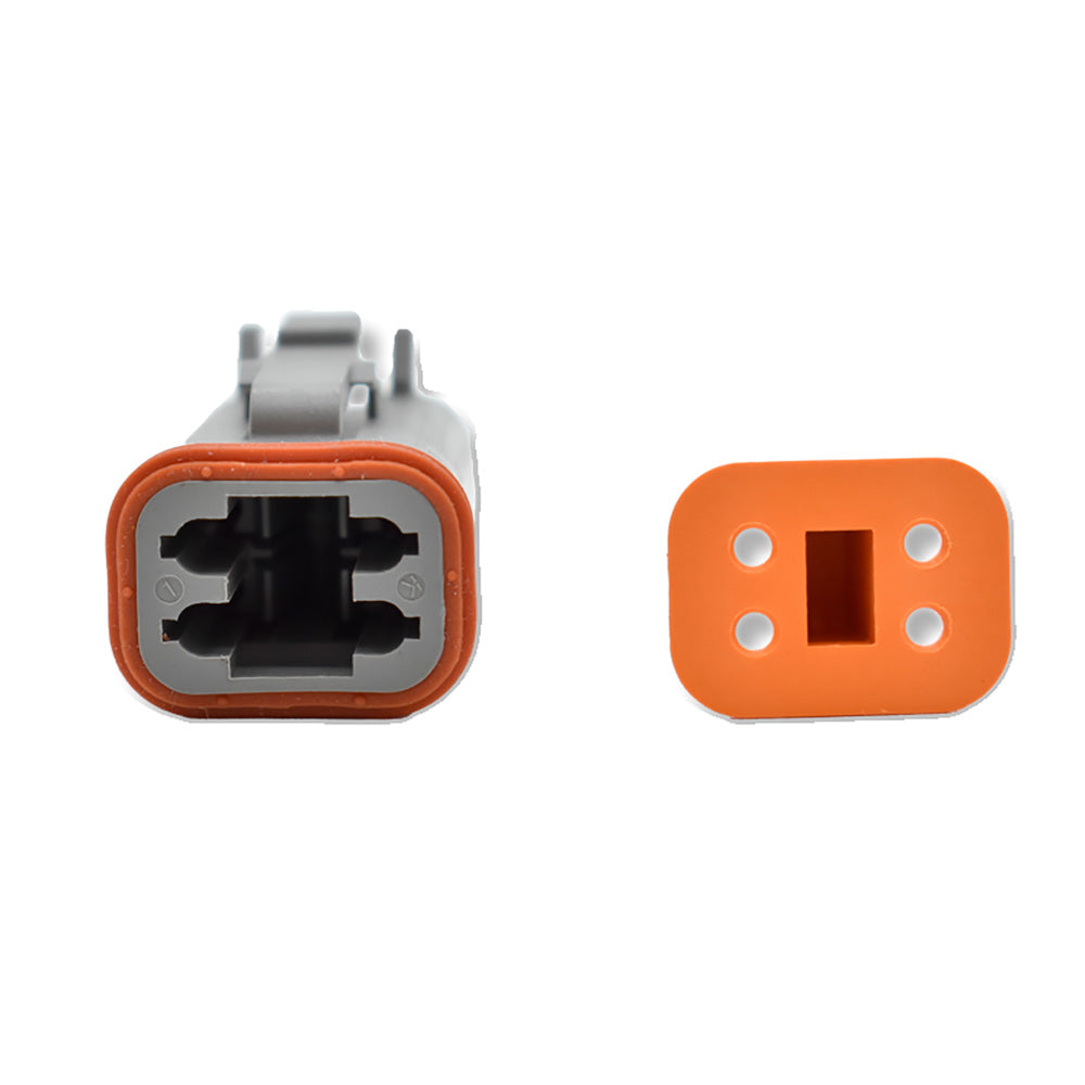 Bluewater 4 Position Female Deutsch Connector wWedge Lock DT064S