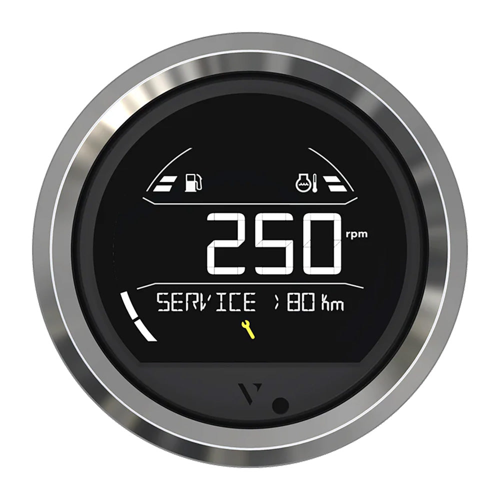 Veratron VL Digital 85 wTriangular Chrome Bezel B00205803