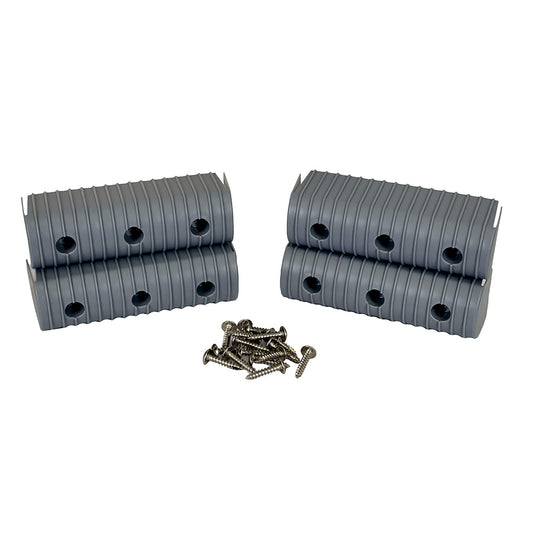 Caliber BunkWrap End Cap 2x6 Grey Accessory Kit wStainless Steel Hardware 4Pack 23053