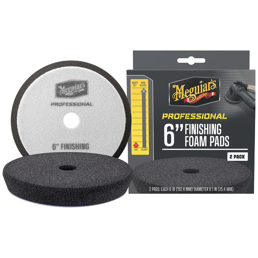 Meguiars Professional 6 Foam Finishing Pads 2Pack M6FFP2