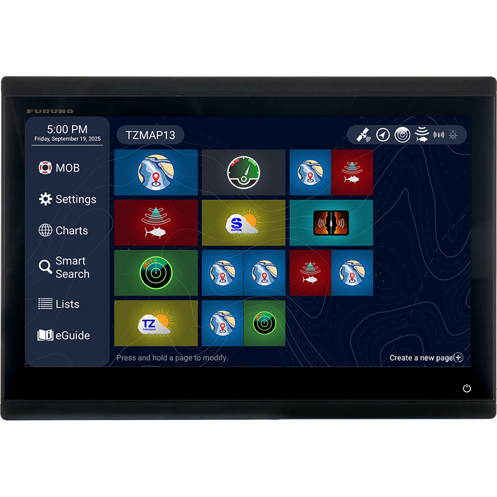 Furuno TZMAP13 MFD Combo FishfinderChartplotter TZMAP13