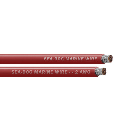SeaDog 2 AWG Red Battery Cable  25 8002020