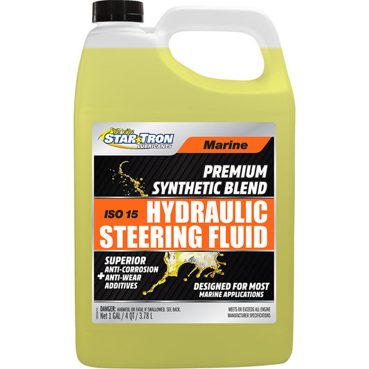 Star brite Hydraulic Steering Fluid  ISO 15 Marine Synthetic Blend  1 Gallon 18500